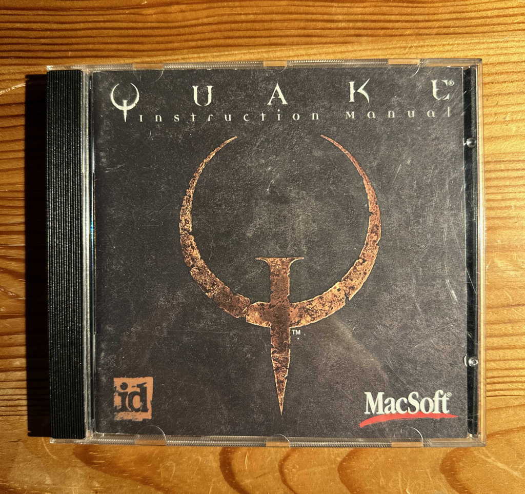 Vorderseite Mac Quake DVD Hülle